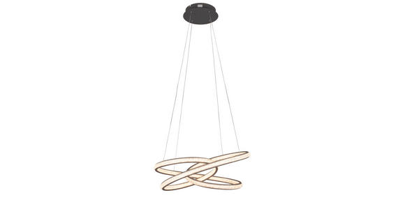 LED-HÄNGELEUCHTE  - Weiß, Design, Kunststoff (55cm) - Ambiente