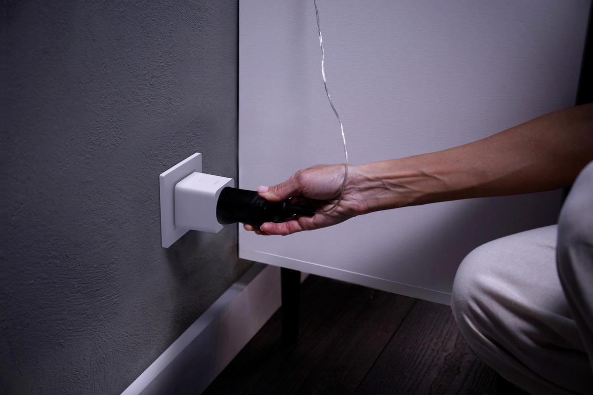STEUERELEMENT Smart Plug 5,1/5,1 cm  - Weiß, Design, Kunststoff (5,1/5,1cm) - Philips HUE