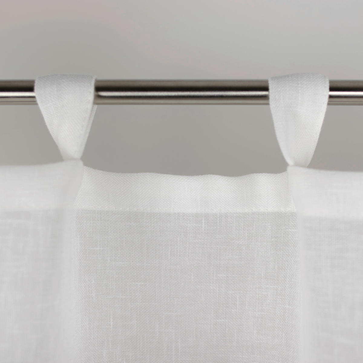 KURZGARDINE   140/50 cm   - Hellrosa/Weiß, Basics, Textil (140/50cm)