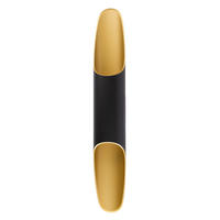 LED-WANDLEUCHTE 50/6/7 cm   - Goldfarben/Schwarz, Design, Metall (50/6/7cm)