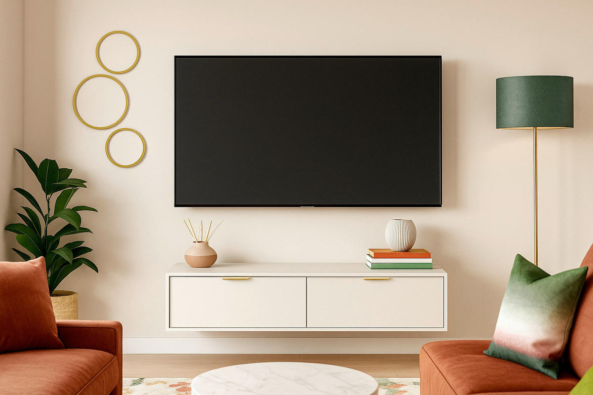 LOWBOARD  in 140/30/33 cm  - Goldfarben/Weiß, Design, Holzwerkstoff/Metall (140/30/33cm) - Livetastic