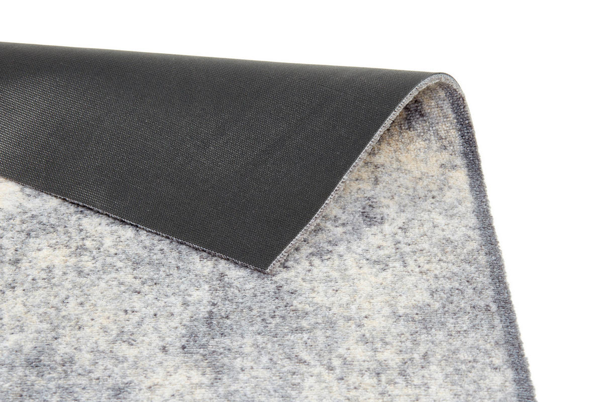 FUßMATTE  66/110 cm  Grau, Weiß  - Weiß/Grau, Design, Textil (66/110cm) - Esposa