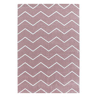 LÄUFER 80/250 cm Rio 4602 rosa  - Rosa, Basics, Textil (80/250cm) - Novel