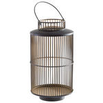 LATERNE - Goldfarben/Schwarz, Design, Metall (20/40cm) - Ambia Home