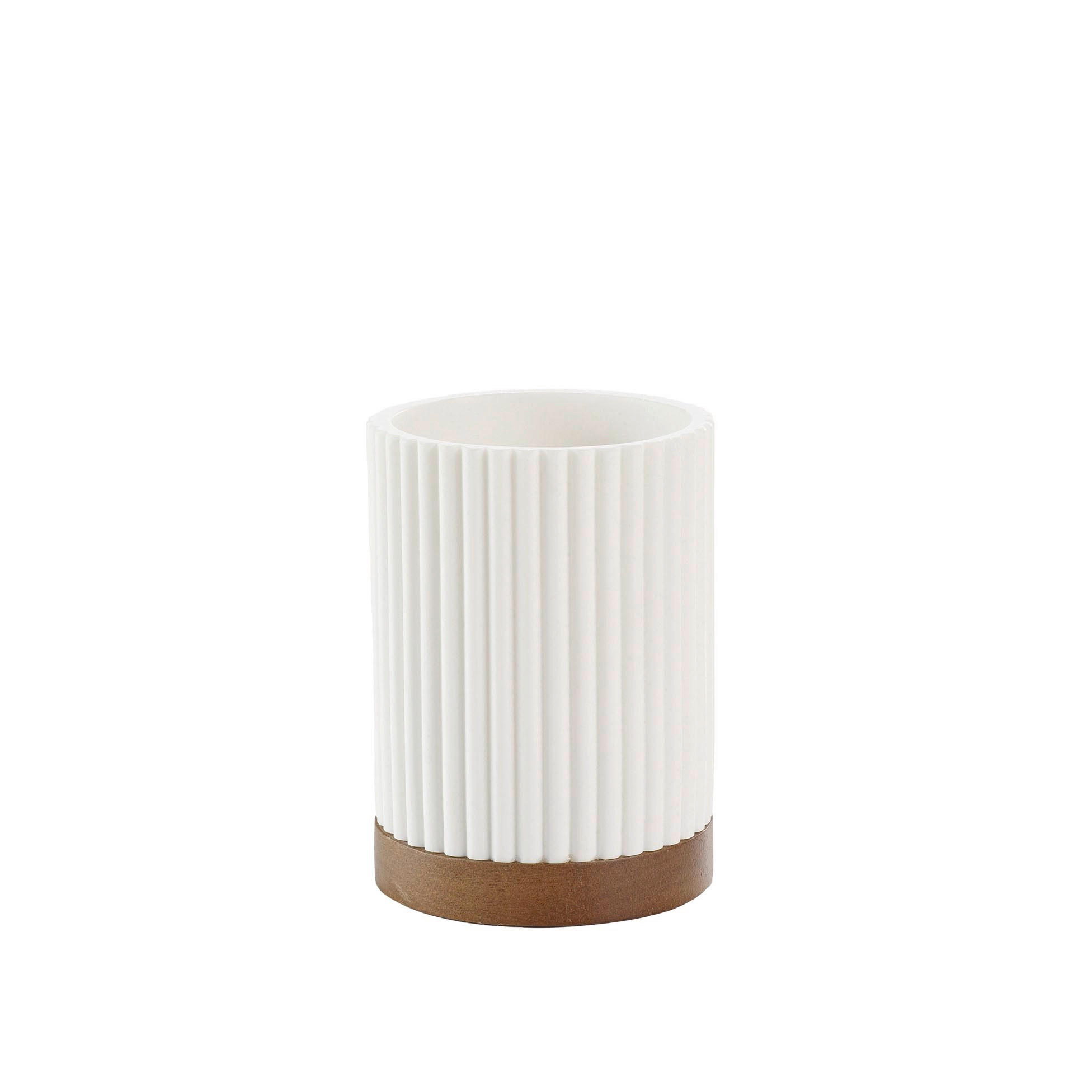 DRŽAČ ČETKICE ZA ZUBE  bela  plastika  - bela, Osnovno, plastika (8/8/10.8cm) - Homeware