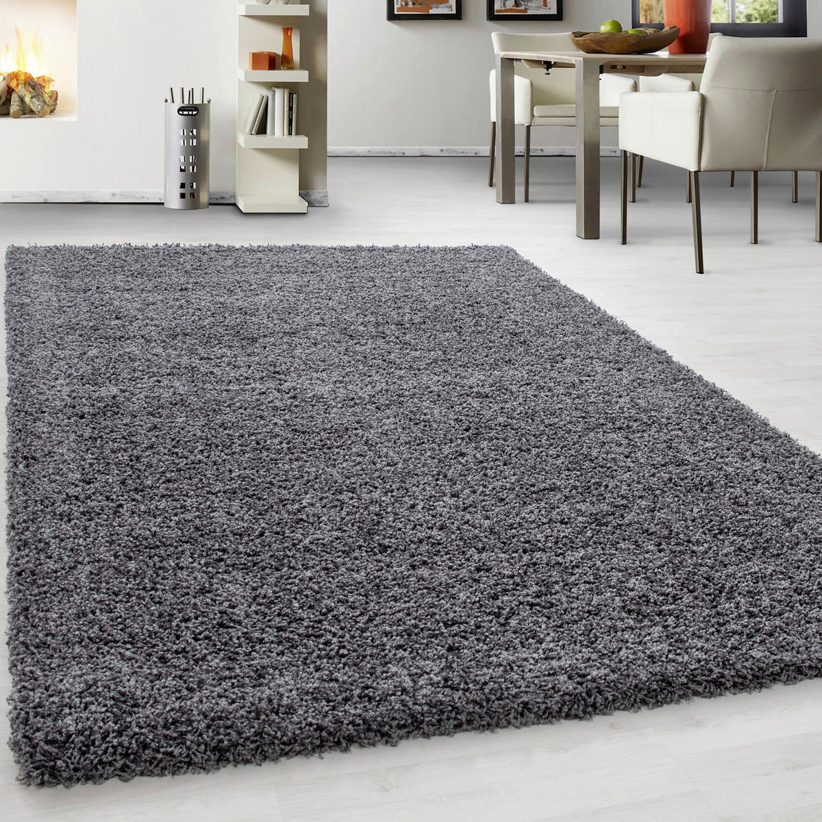 HOCHFLORTEPPICH 80/150 cm Life 1500 Grau  - Grau, KONVENTIONELL, Textil (80/150cm) - Novel