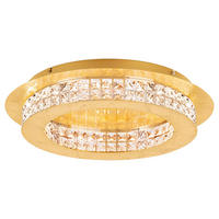 STROPNA LED-SVETILKA  Principe /3800 lm/3000 K/220-240 V/ - zlate barve, Konvencionalno, kovina/steklo (50/10,5cm)