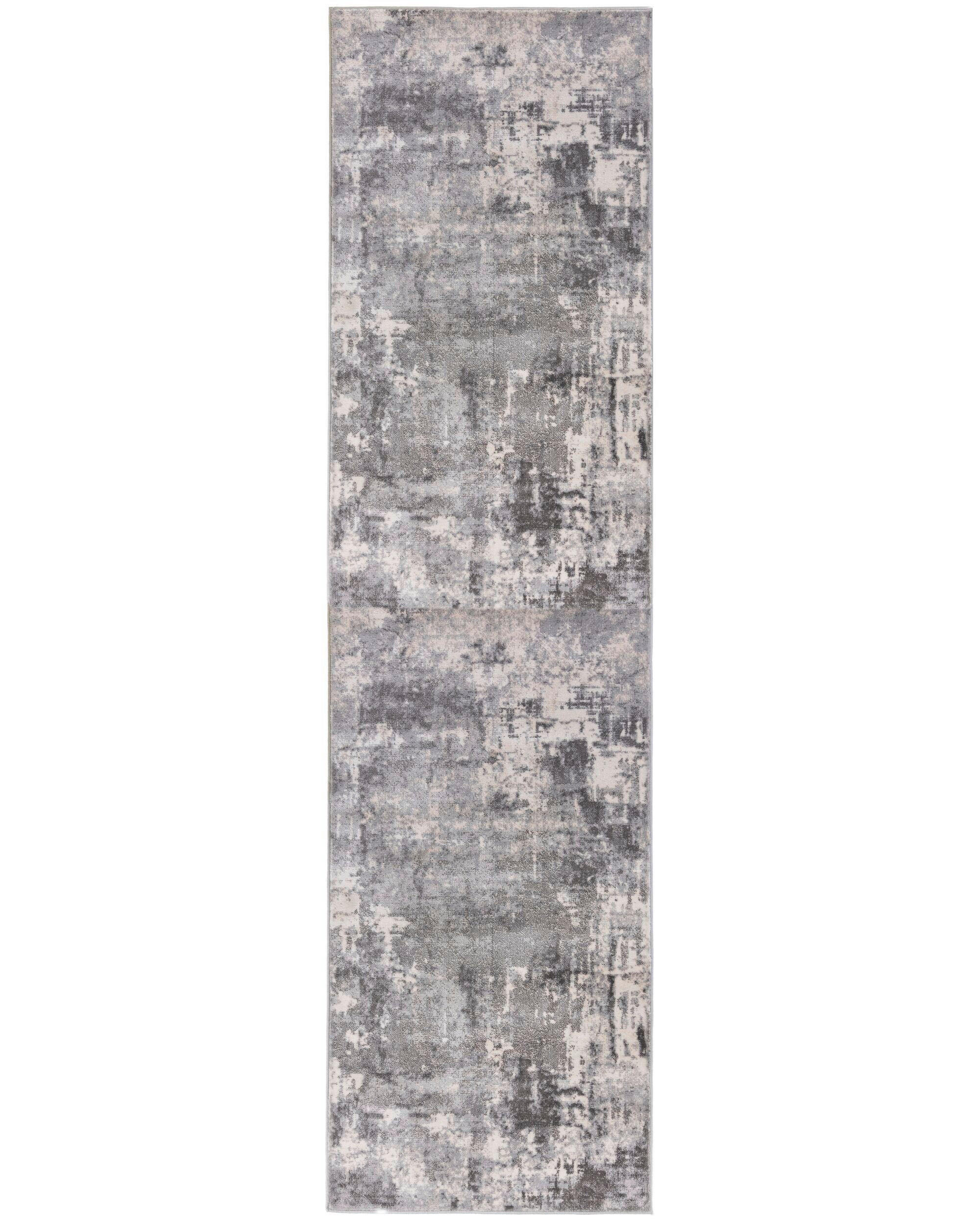 KOBEREC, 300/80 cm, šedá - šedá, Basics, textil (300/80cm)
