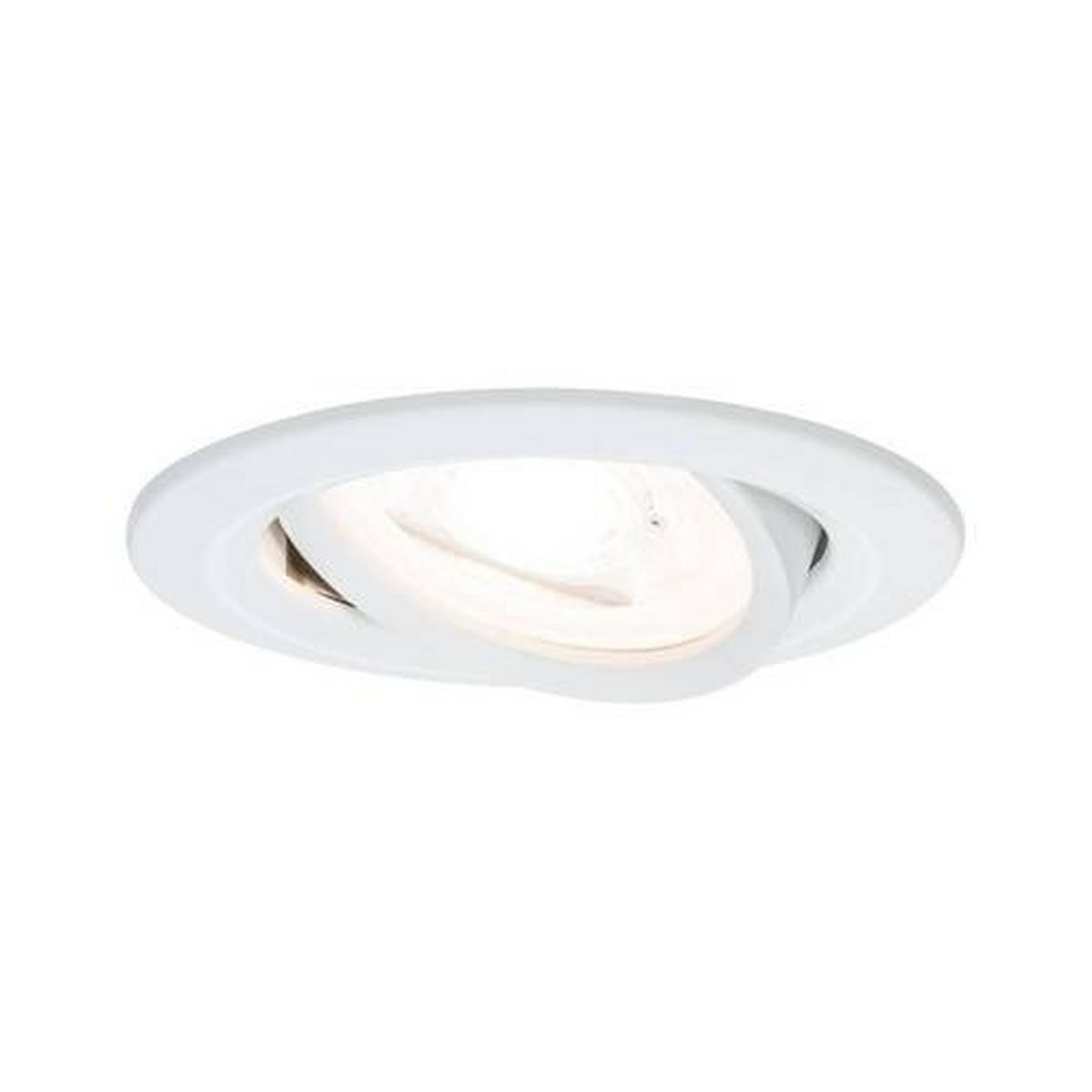 LED-EINBAUSPOT Nova 8,4 cm  - Weiß, Design, Metall (8,4cm) - Paulmann