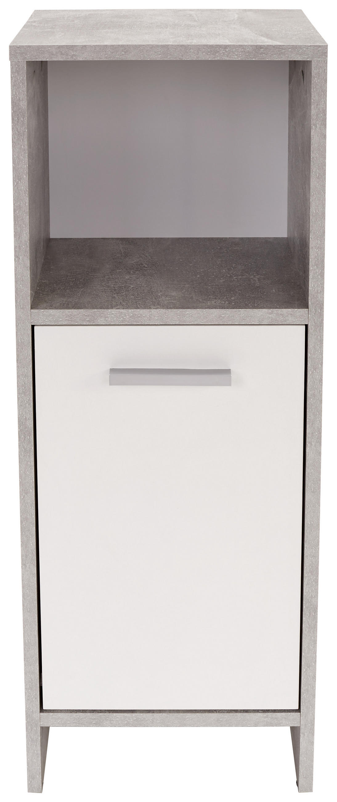 UNTERSCHRANK 32/82/28 cm - Chromfarben/Hellgrau, MODERN, Holzwerkstoff/Kunststoff (32/82/28cm) - MID.YOU