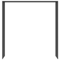 Ramă Pentru Dulap 213,7/222,7/58,5 cm   - grafit, Basics, material pe bază de lemn (213,7/222,7/58,5cm) - Visiona