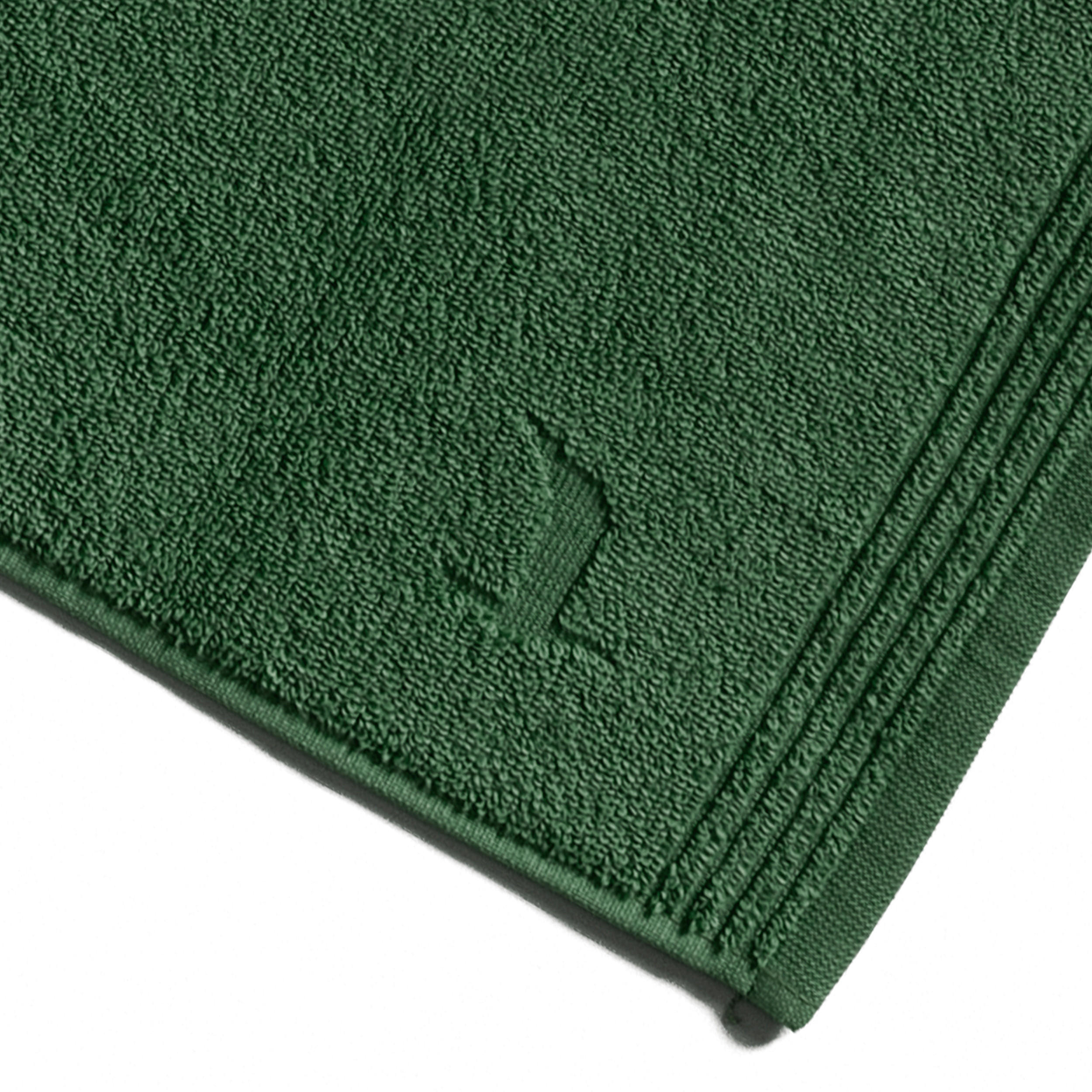 BADEMATTE Dunkelgrün 50/70 cm  - Dunkelgrün, Basics, Textil (50/70cm) - Moeve