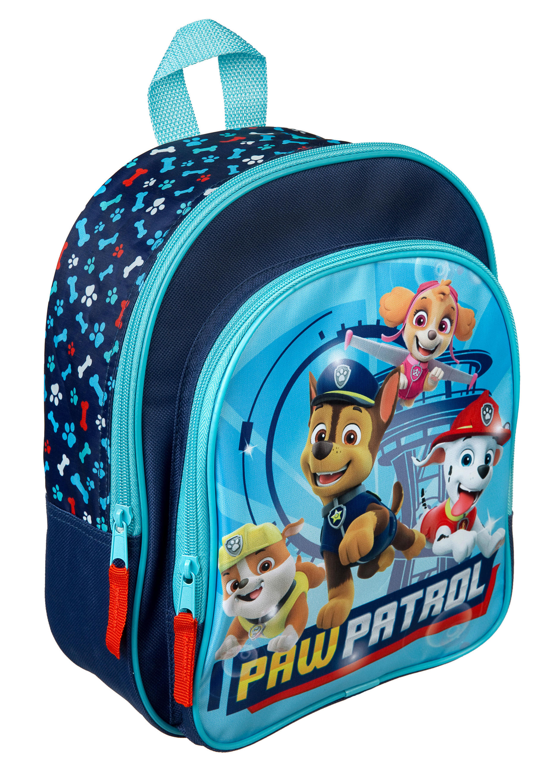 KINDERRUCKSACK Paw Patrol  - Blau, Basics, Textil (25/31/10cm)