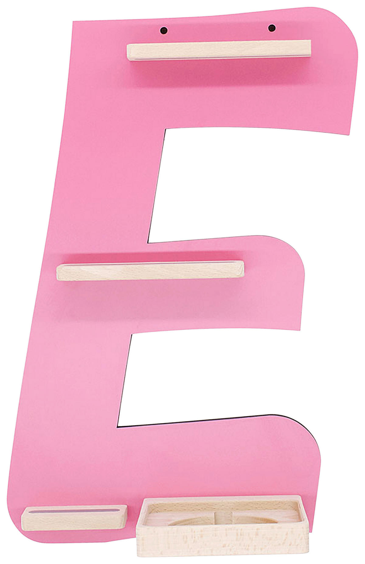KINDERREGAL  - Pink, Modern, Holzwerkstoff (32/47/19cm) - Livetastic