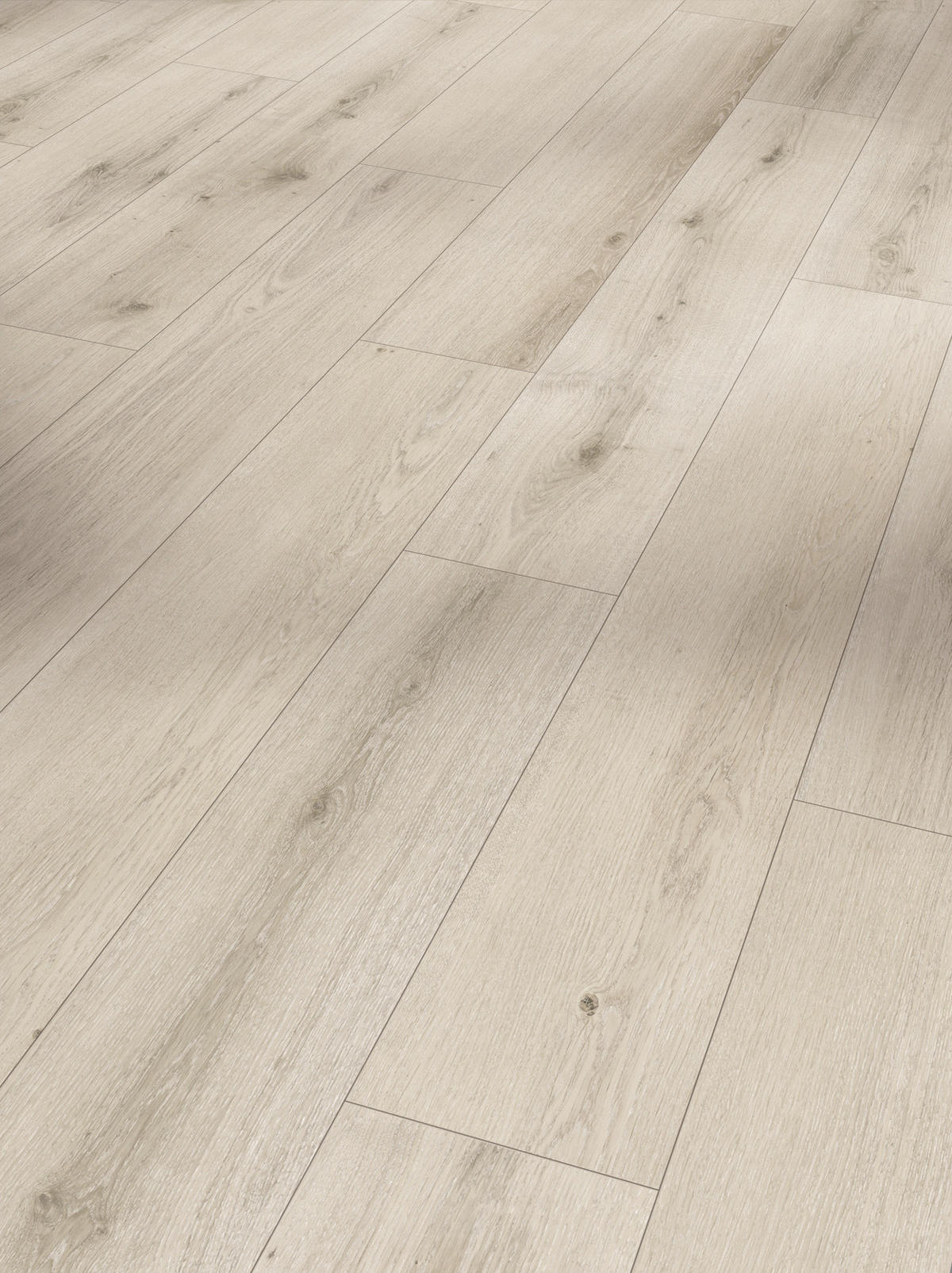 Designboden Eiche Urban weiß MODULAR ONE 1730770  per  m² - Eichefarben/Weiß, Basics, Holz/Kunststoff (128,5/19,4/0,8cm) - Parador