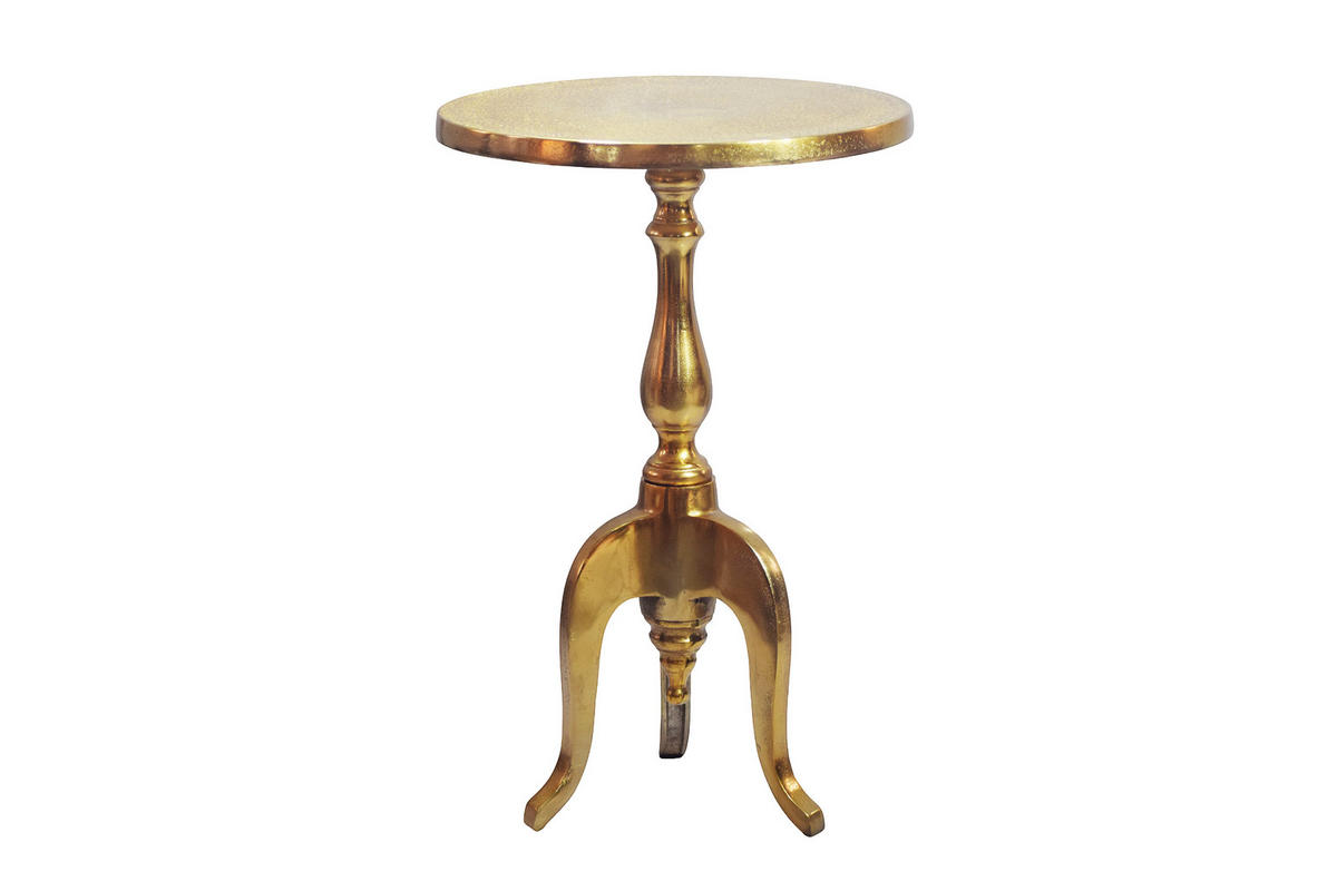 KISASZTAL fém 35/35/55 cm   - aranyszínű, Design, fém (35/35/55cm) - MID.YOU