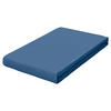 TOPPER-SPANNBETTTUCH PURE Jersey  - Blau, Basics, Textil (90-100/190-220cm) - Schlafgut