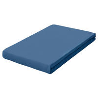 TOPPER-SPANNLEINTUCH 90-100/190-220 cm Jersey  - Blau, Basics, Textil (90-100/190-220cm) - Schlafgut