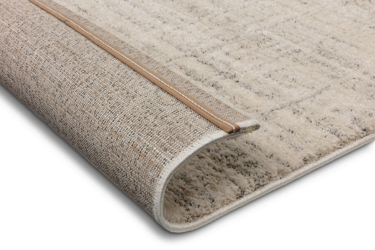 WEBTEPPICH 133/190 cm Maglie Creme  - Creme, KONVENTIONELL, Textil (133/190cm) - Novel
