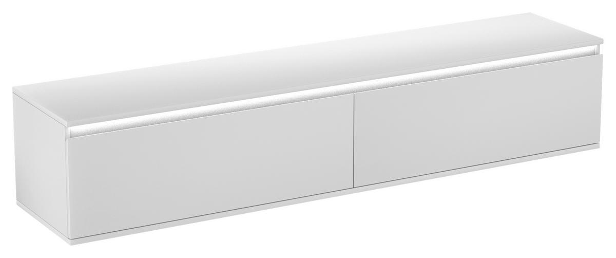 LOWBOARD  in 180/30/33 cm  - Weiß, Design, Holzwerkstoff (180/30/33cm) - Boxxx