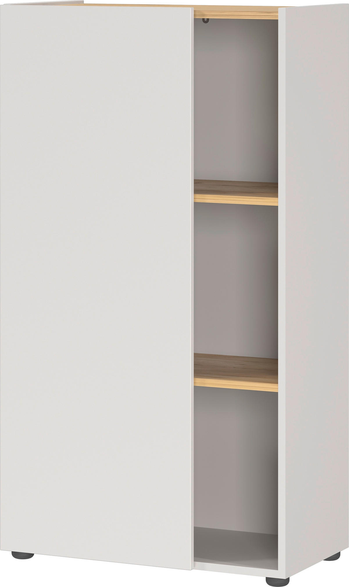 AKTENSCHRANK Eichefarben, Kaschmir  - Kaschmir/Eichefarben, Design, Holzwerkstoff (61/110/34cm) - Germania