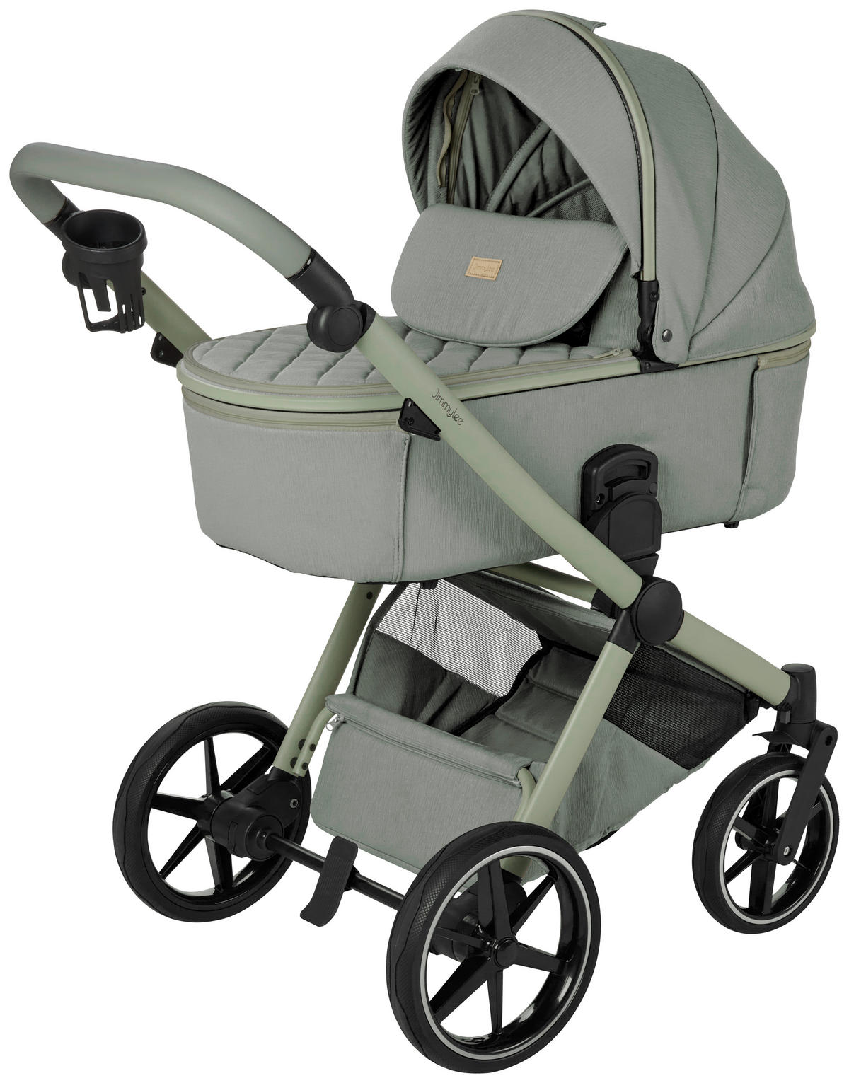 KINDERWAGENSET  - Mintgrün, Trend, Kunststoff/Textil (100/59/106cm) - Jimmylee