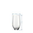 LONGDRINKGLAS LUCCA 420 ml  - Transparent, Basics, Glas (0,42l) - Novel