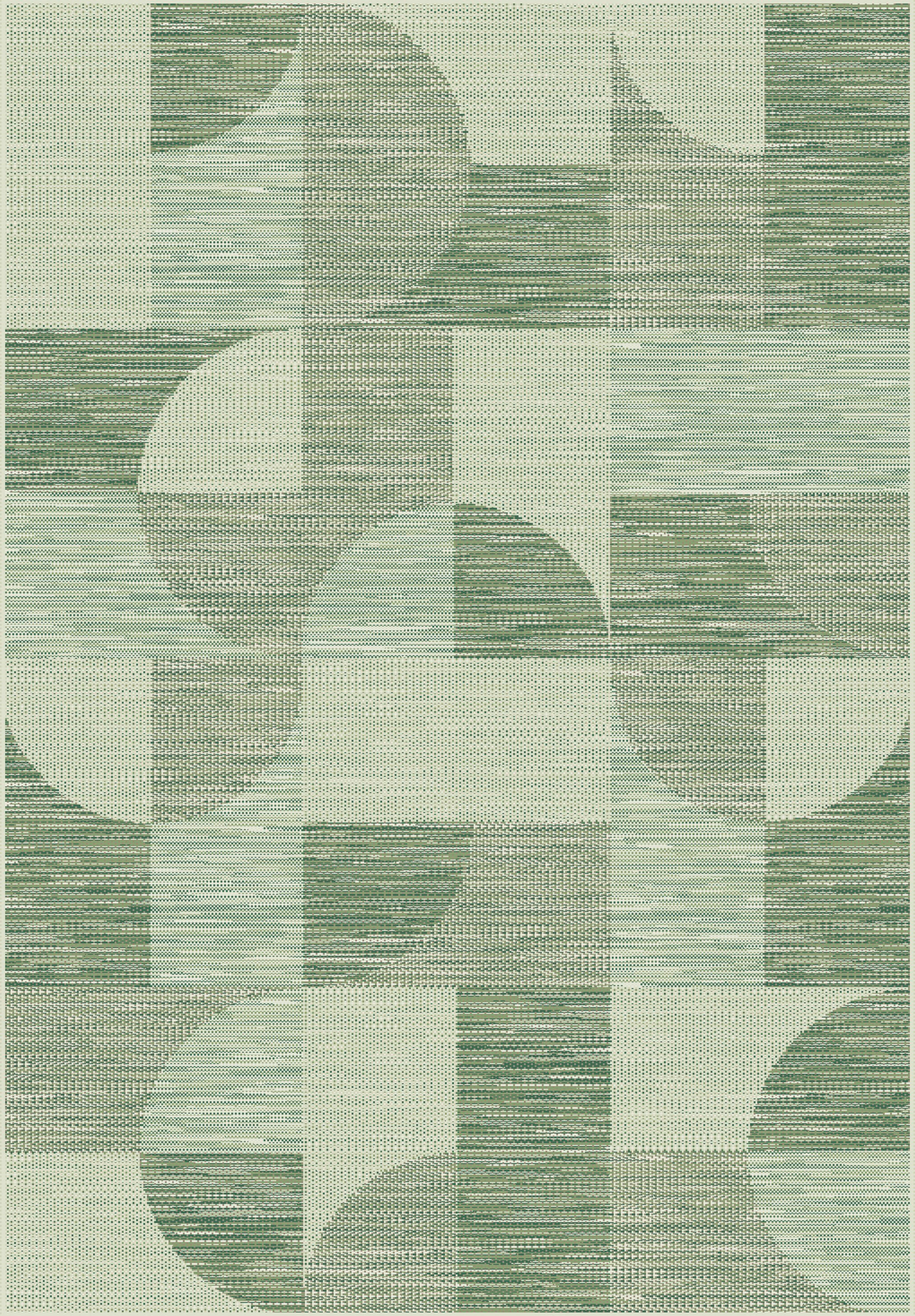 UTOMHUSMATTA Barcelona  - ljusgrön/grön, Design, textil (120/170cm) - Novel