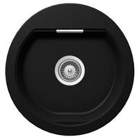 SPÜLE MONR100APUR  - Schwarz, Basics, Stein (48,5/50cm) - Schock