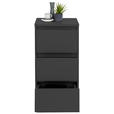 NACHTKÄSTCHEN 40,1/78,9/48 cm  in Anthrazit  - Anthrazit, Design, Holzwerkstoff (40,1/78,9/48cm) - Carryhome