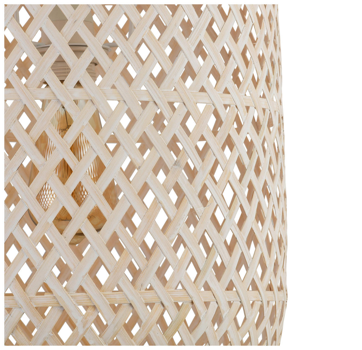 ZÁVĚSNÉ SVÍTIDLO, 28/120 cm  - bílá, Moderní, dřevo (28/120cm) - Bessagi Home