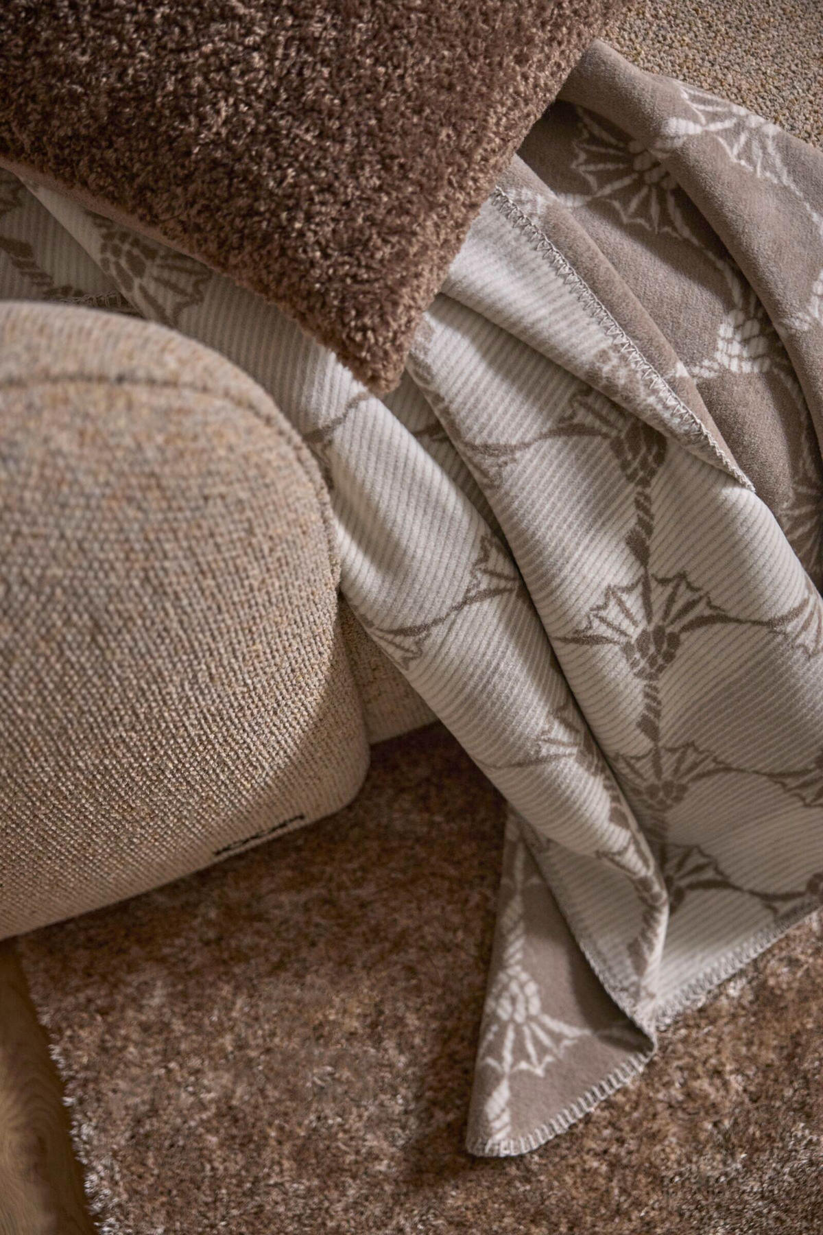 DOMÁCÍ DEKA, bavlna, 150/200 cm - pískové barvy, Design, textil (150/200cm) - Joop!
