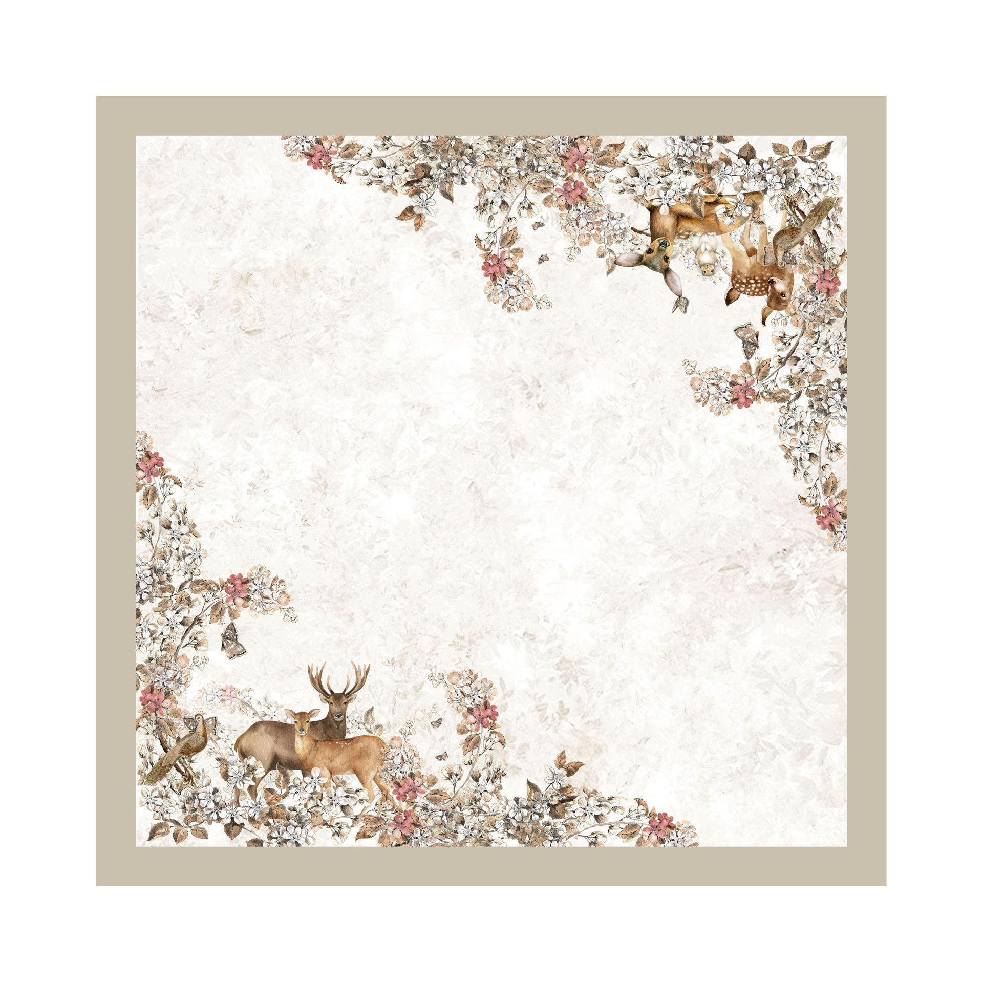 STOFFSERVIETTE  40/40 cm   - Beige/Braun, Basics, Textil (40/40cm) - Esposa