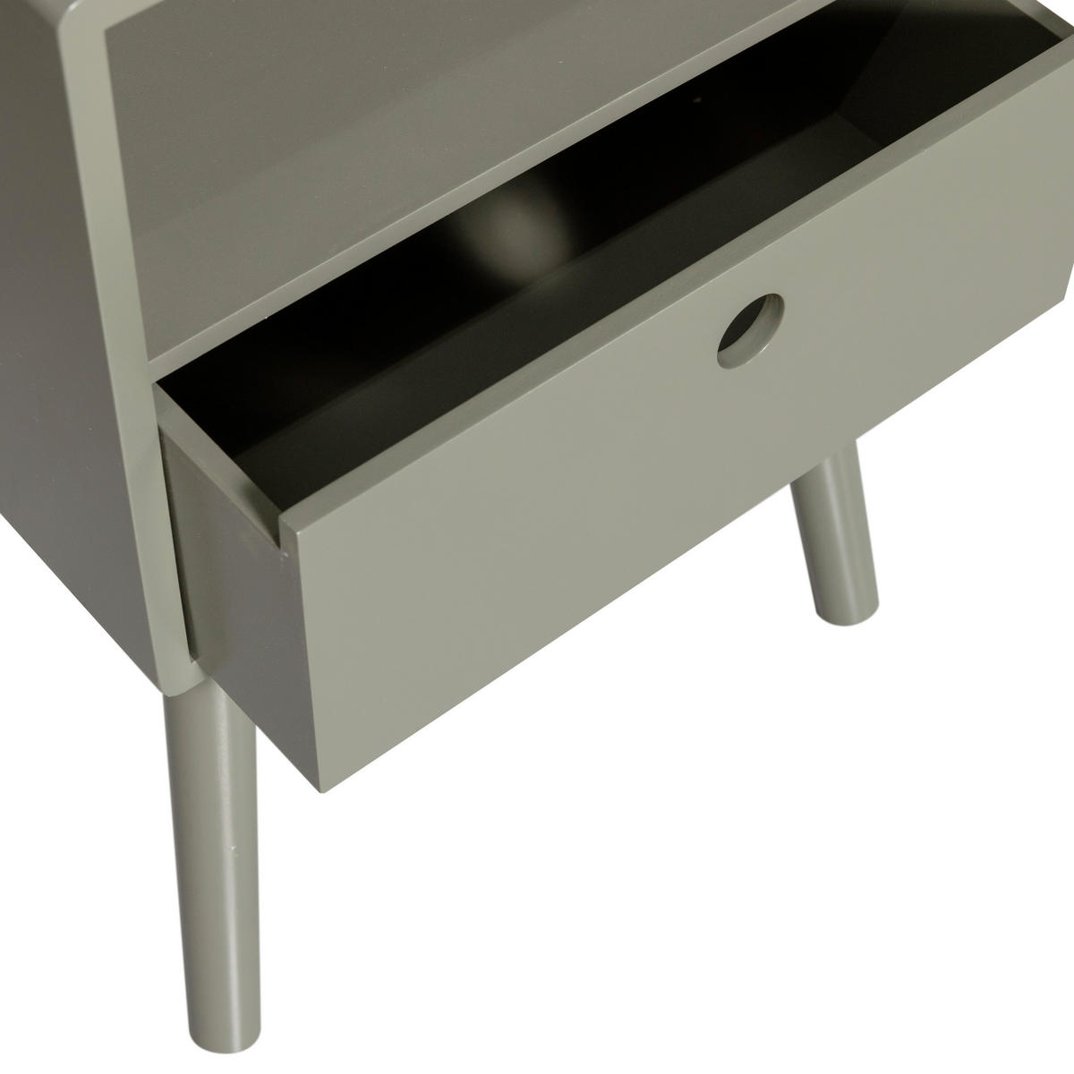 NACHTSCHRANK 36/53/30 cm  - Grün, Basics, Holzwerkstoff/Metall (36/53/30cm) - MID.YOU