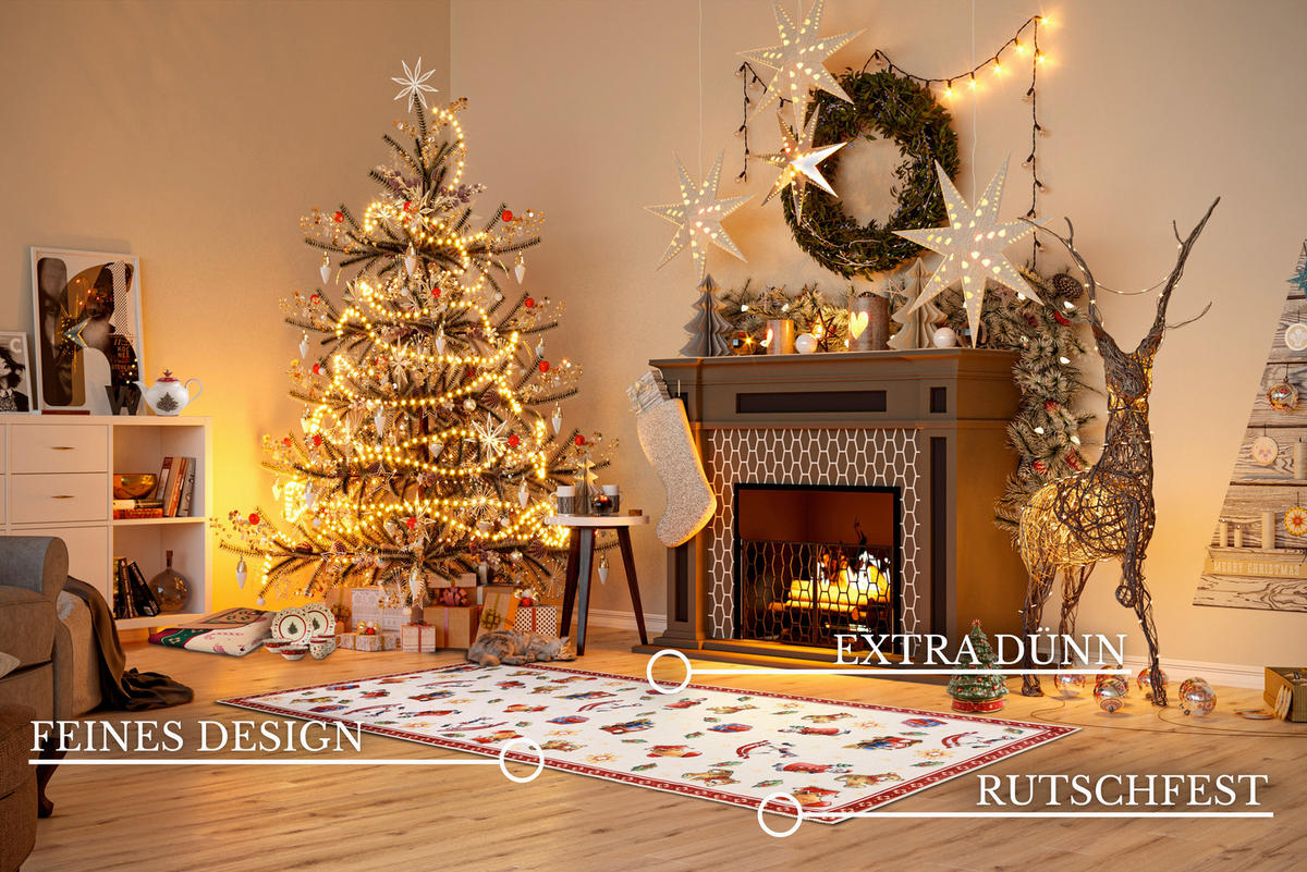 LÄUFER 80/200 cm Toy's Delight  - Rot/Multicolor, Design, Kunststoff/Textil (80/200cm) - Villeroy & Boch