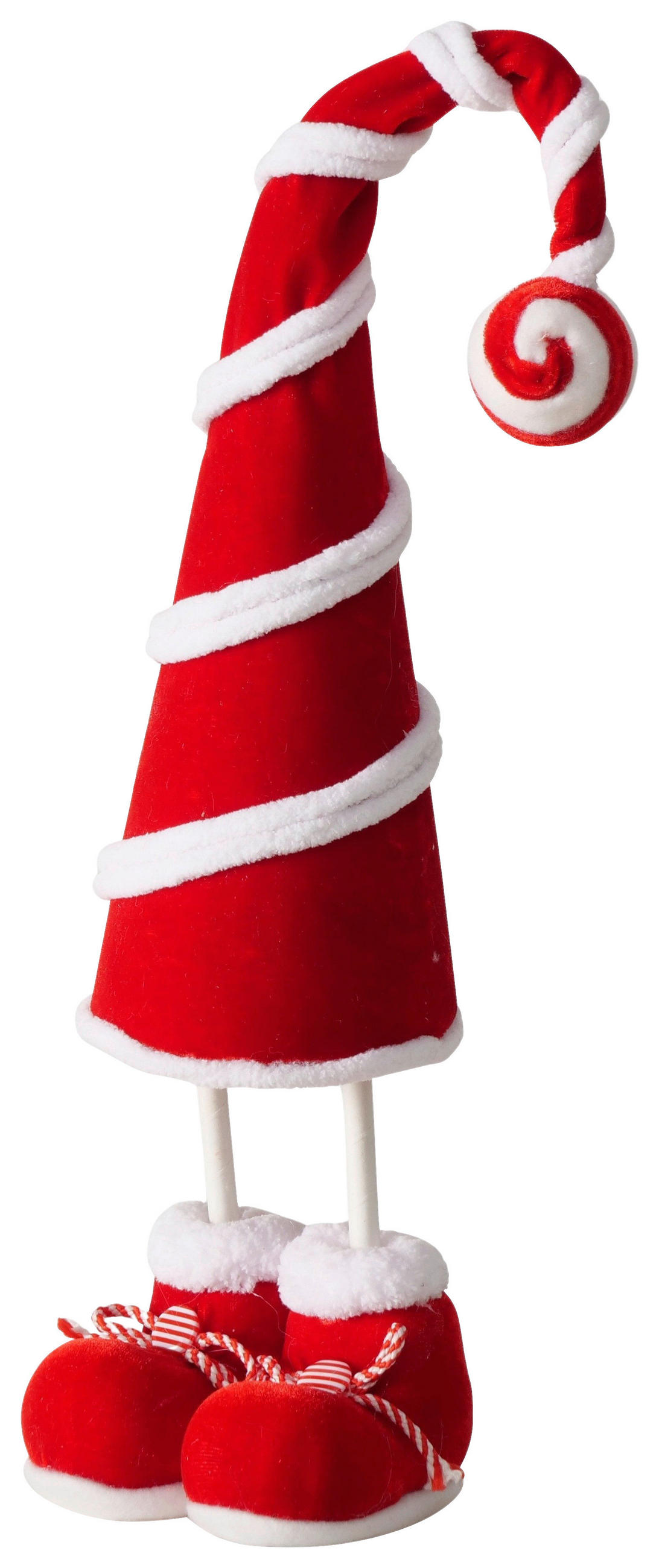 WEIHNACHTSFIGUR - Rot/Weiß, LIFESTYLE, Holz/Kunststoff (15/11,5/42cm)