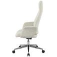 CHEFSESSEL Webstoff Chromfarben, Beige  - Chromfarben/Beige, Design, Kunststoff/Textil (80/117/126.5/59cm) - Novel