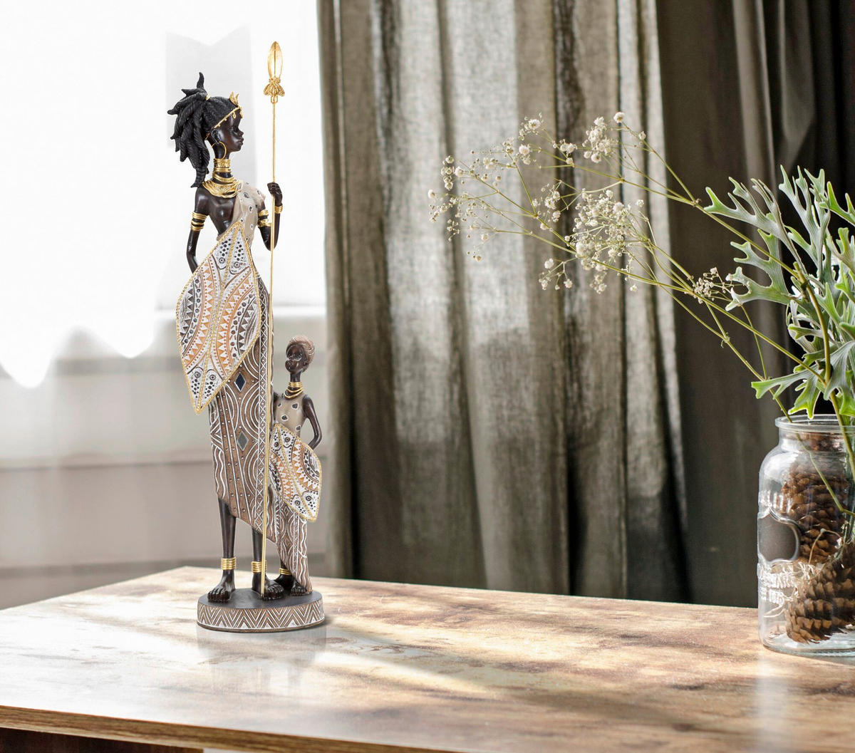 SKULPTUR - Multicolor, Basics, Kunststoff (11.5/46/8.5cm)