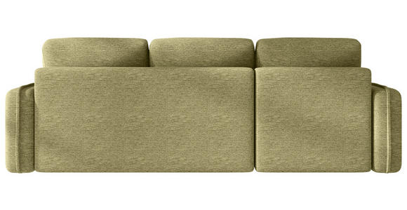 ECKSOFA Hellgrün Flachgewebe Zierkissen, Rückenkissen, Bettkasten, Schlaffunktion, Rücken echt, Liegefläche im Originalstoff  - Schwarz/Hellgrün, MODERN, Kunststoff/Textil (142/240cm) - Carryhome