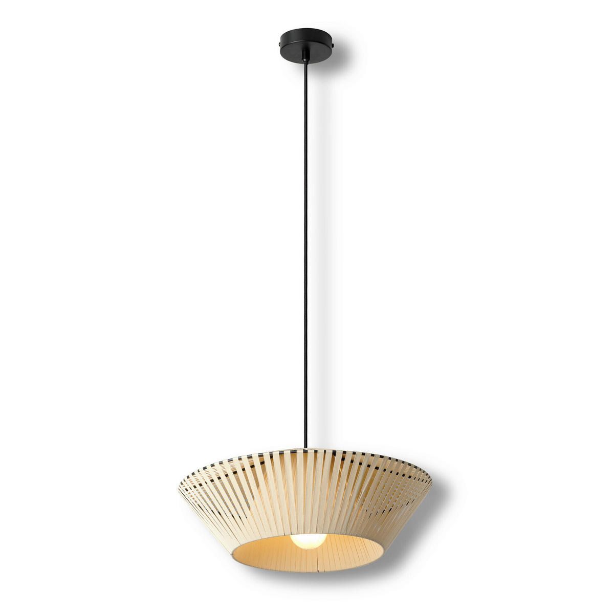 HÄNGELEUCHTE 40,5/120 cm  - Beige, Basics, Textil/Metall (40,5/120cm) - Osram