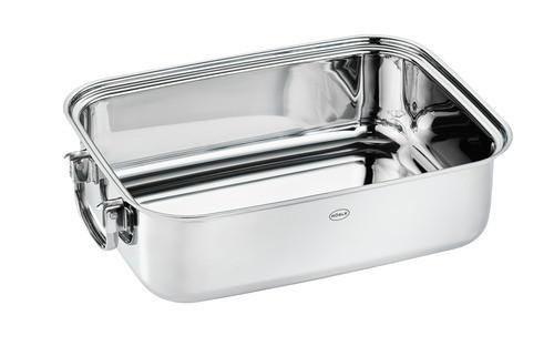Thumbnail - Rösle Bratform Elegance, Edelstahl, Metall, 8 L, rechteckig, 28.3x10.8x40.3 cm, backofengeeignet, Kochen, Töpfe, Bräter