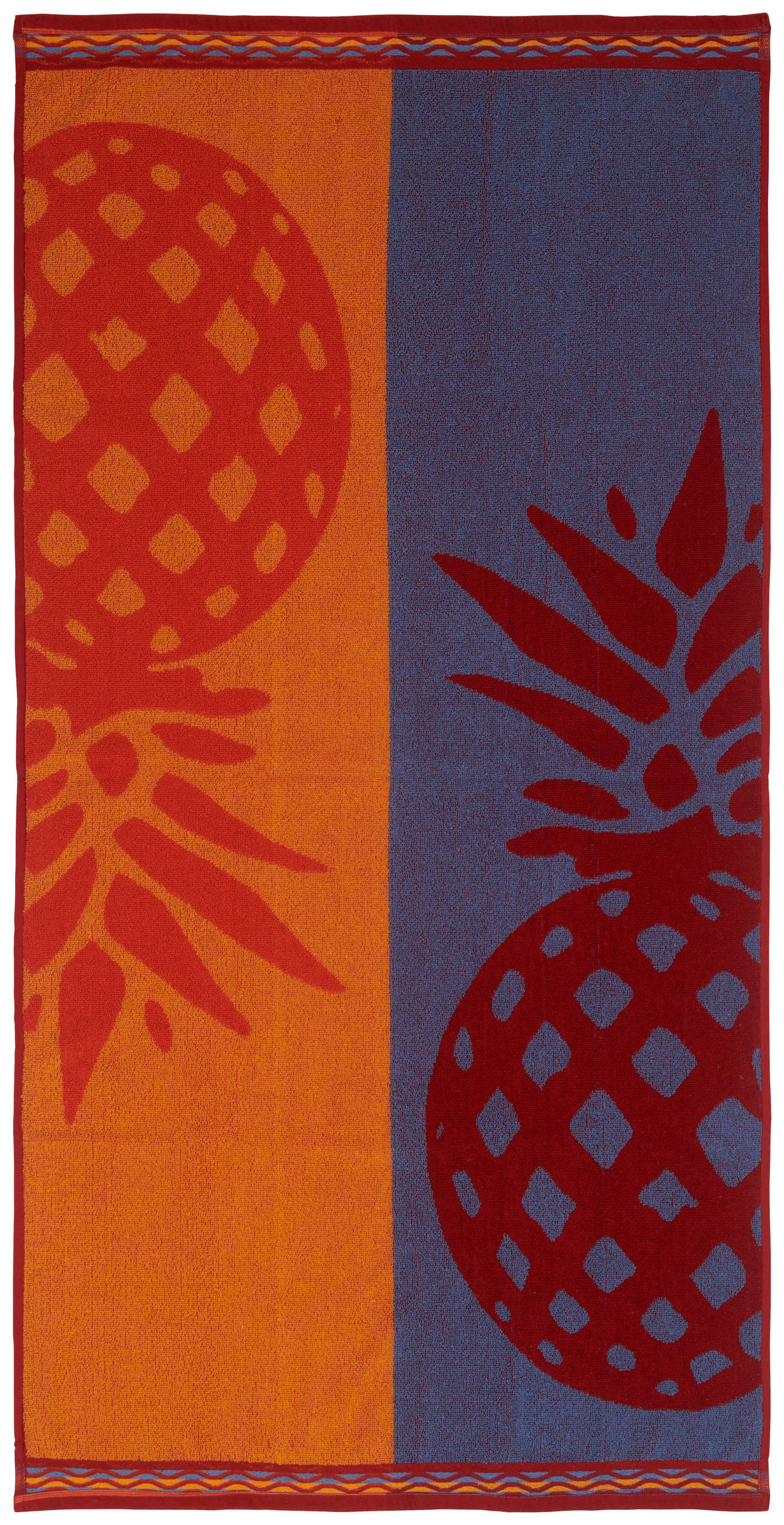 STRANDTUCH Dunkelorange 75/150 cm  - Dunkelorange, Basics, Textil (75/150cm) - Esposa