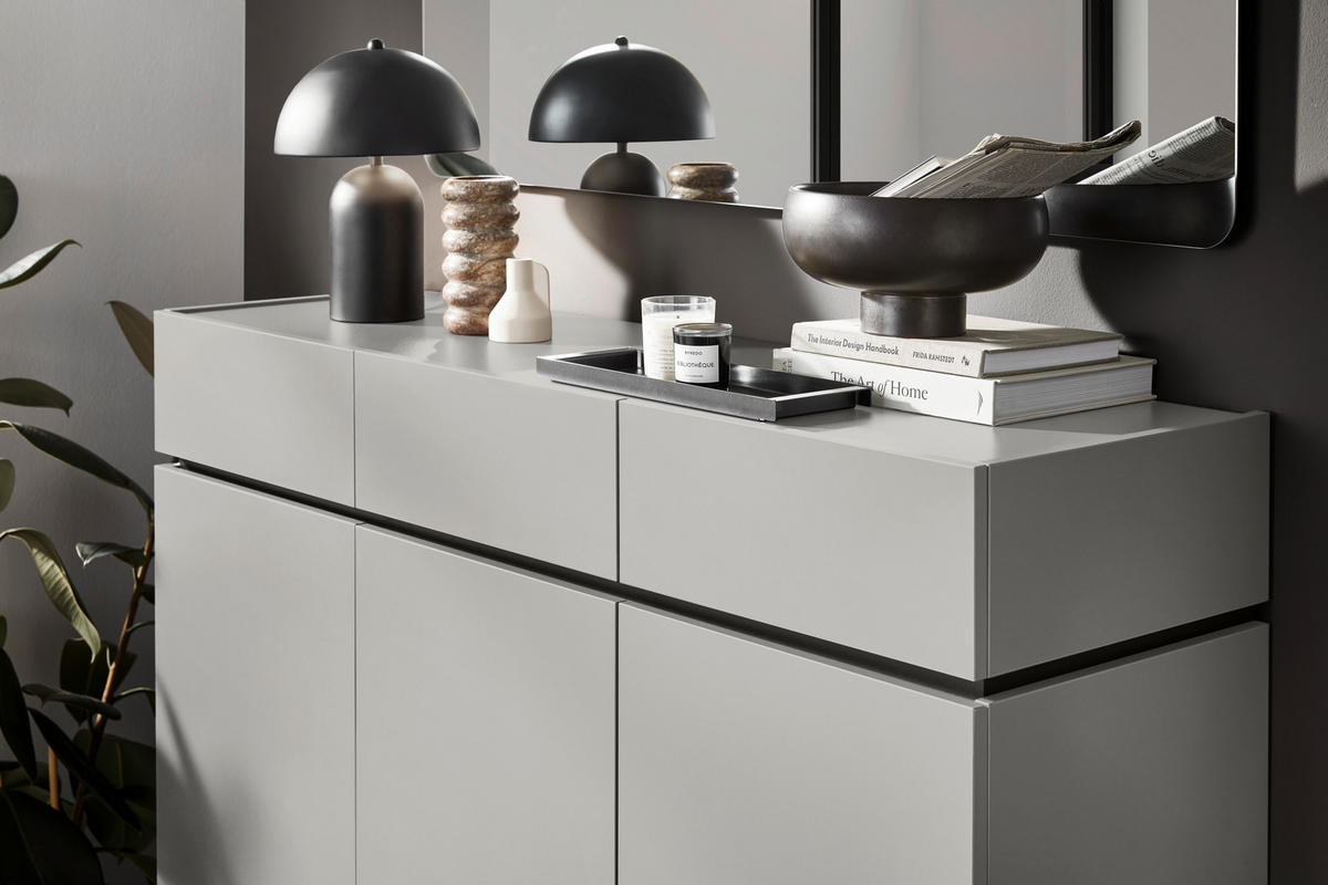 GARDEROBE 4-teilig  in 185/199/40 cm  - Kaschmir, Design, Holzwerkstoff (185/199/40cm) - Voleo