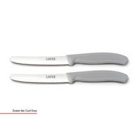 KÉSKÉSZLET 2 részes Lafer  - világosszürke, Basics, műanyag/fém (23,5/5,0/1,8cm) - Johann Lafer