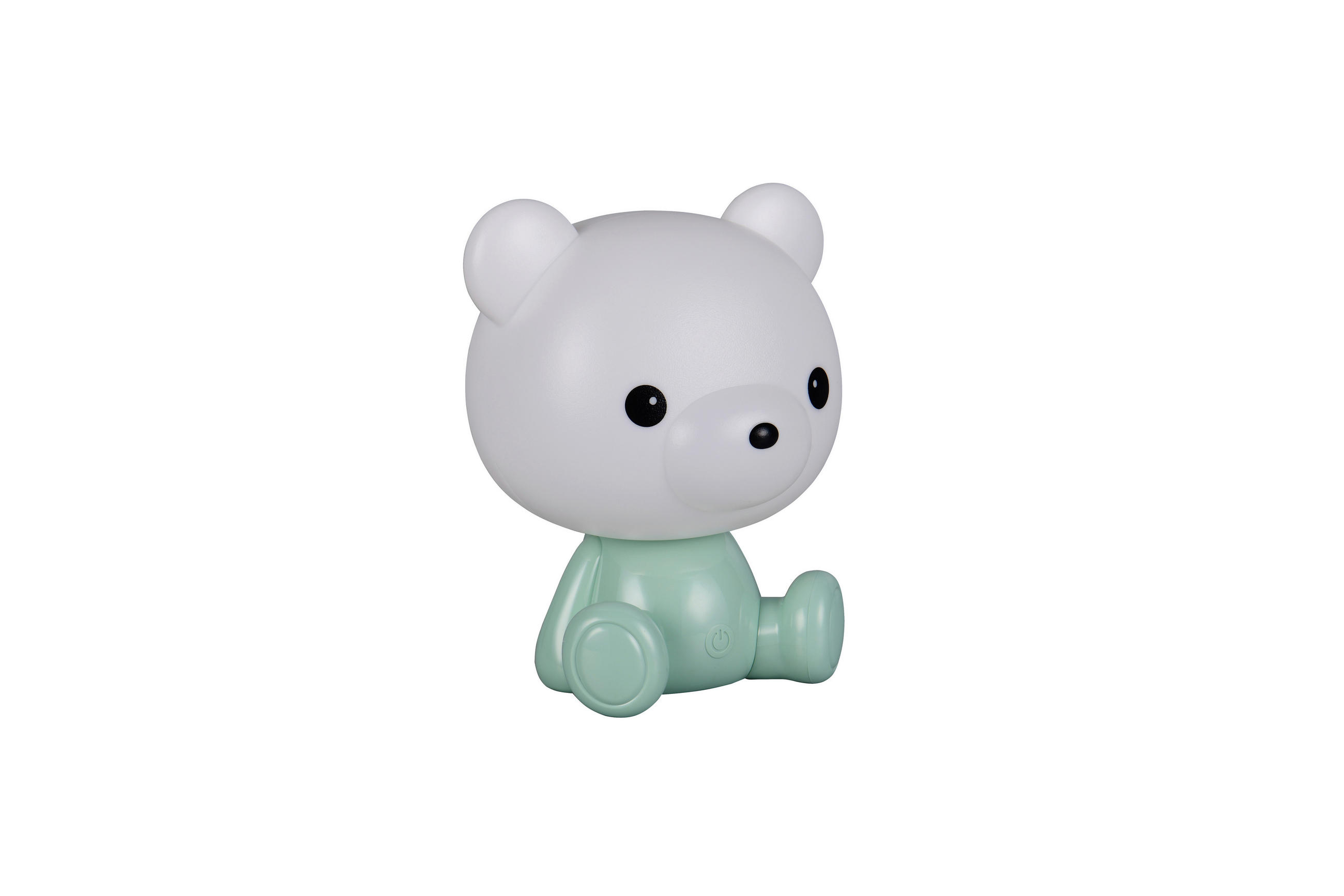 LED-TISCHLEUCHTE Cutie 21/19/25,5 cm   - Weiß/Grün, LIFESTYLE, Kunststoff (21/19/25,5cm)