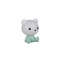 LED-TISCHLEUCHTE Cutie 21/19/25,5 cm   - Weiß/Grün, LIFESTYLE, Kunststoff (21/19/25,5cm)