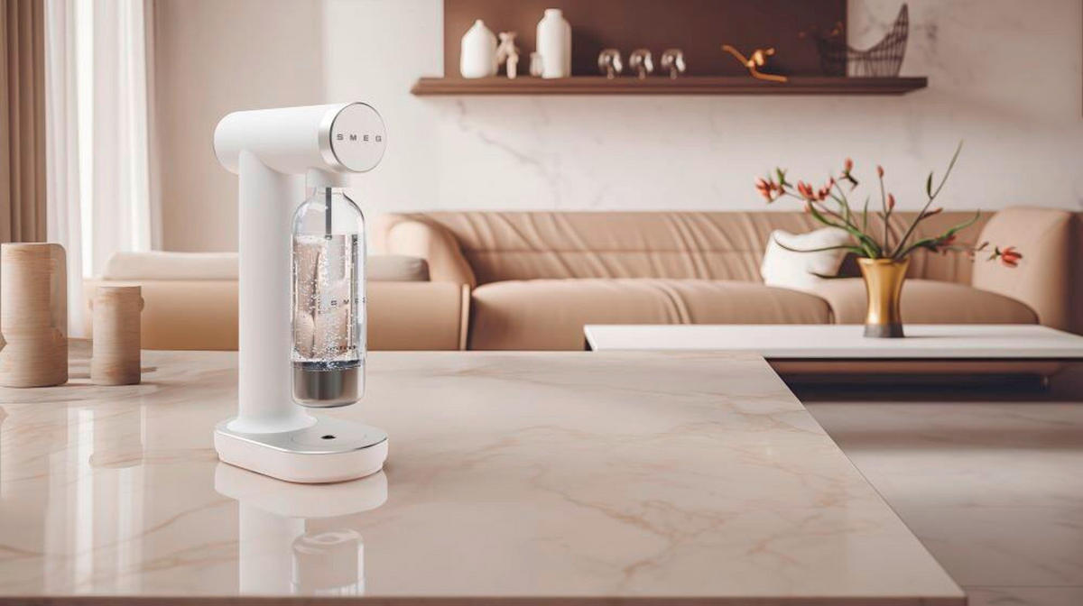 WASSERSPRUDLER Collezione  - Weiss, Basics, Kunststoff (13.5/42/24.5cm) - SMEG
