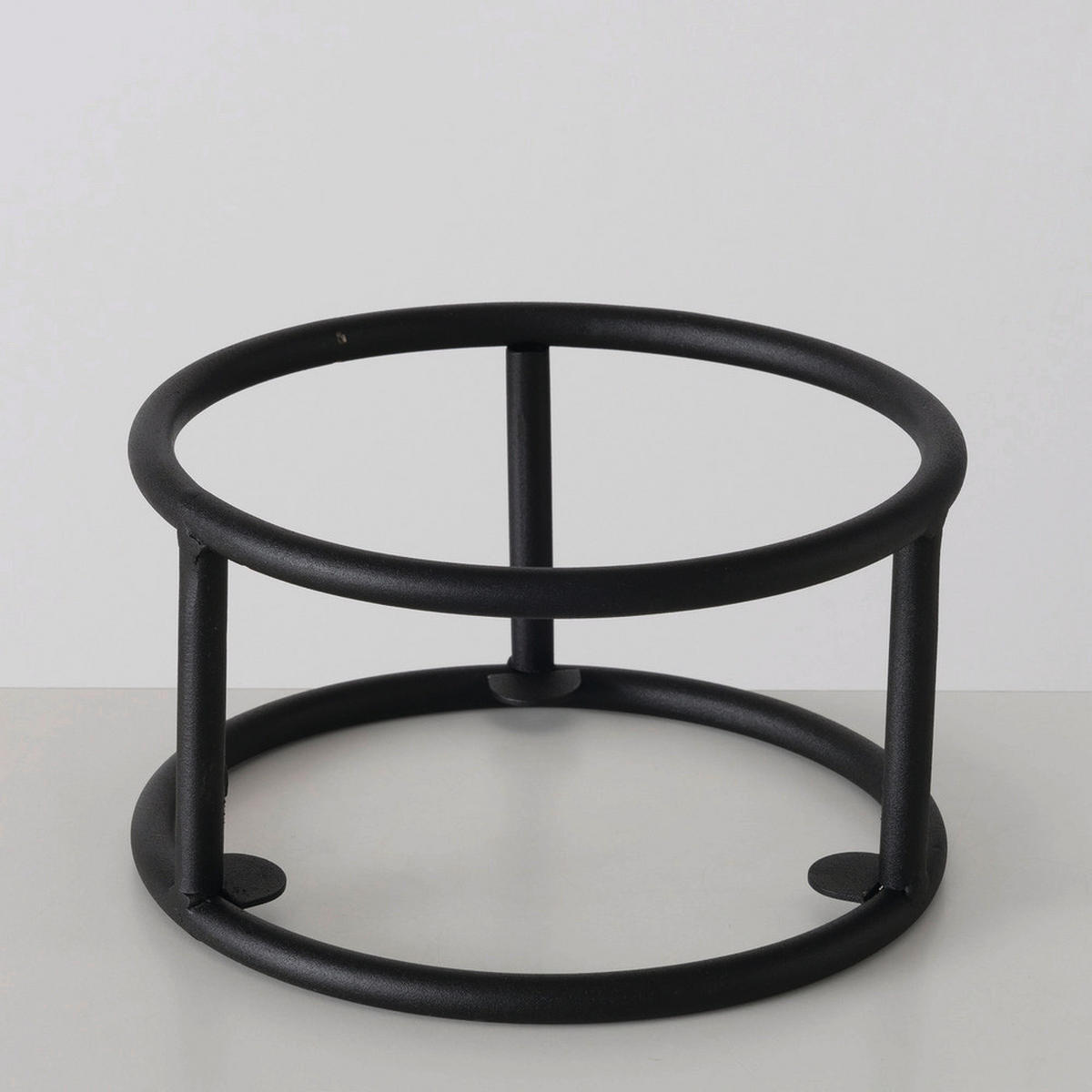 WINDLICHT Schwarz 18/30 cm  - Schwarz, Basics, Glas/Metall (18/30cm) - Boltze Home