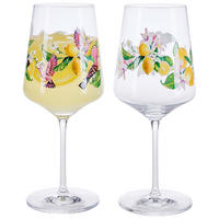 SPRITZERGLAS 544 ml 2-teilig  - Gelb/Rosa, LIFESTYLE, Glas (9,3/22,5/9,3cm) - Ritzenhoff