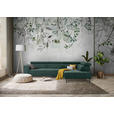 ECKSOFA Waldgrün Feincord  - Waldgrün/Schwarz, Design, Textil/Metall (280/205cm) - Xora